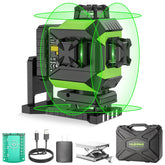 Huepar 704CG with 4x360 green laser lines for fast room layout.