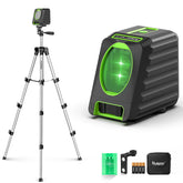 Huepar BOX-1G green beam for precise indoor leveling.