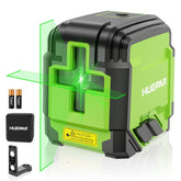 Huepar laser level self-leveling compact: quick, precise alignment for pictures and shelves.