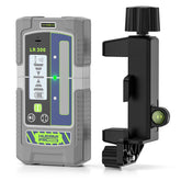 Huepar Pro LR300 LCD display shows precise beam readouts for faster alignment