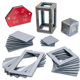 Hugbow welding coupons kit plates layout for practice and skill-building