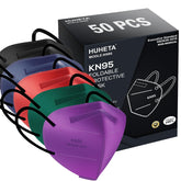 HUHETA KN95 5-ply mask offers daily protection in a 50-pack.