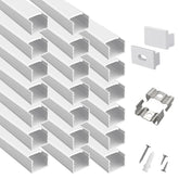 Hunhun 20-pack 2m plus-size U-channel for seamless under-cabinet lighting