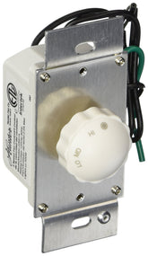 Hunter Original ceiling fan wall control front view with three speed settings for quiet airflow