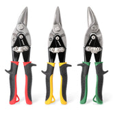 Hurricane 3pc aviation tin snips set straight cut for precise sheet metal passes
