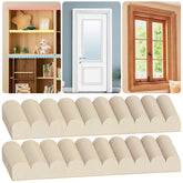 Hxouciv scalloped wood trim for cabinet edging and decorative framing.