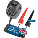 HydroCheck HC6000v2 sump pump switch with hi-lo sensors for efficient cycling.
