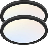 Hykolity 12-inch edge-lit panel front view for clean ceiling lighting
