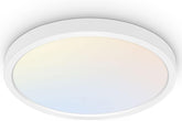 hykolity 18-inch round panel light front view with glare-free, even illumination