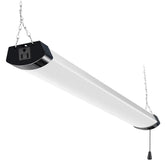 Hykolity 4ft LED shop light front view with 5000K daylight brightness for garages