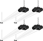 Hykolity 4ft LED shop light overview showing bright daylight illumination for workshops