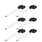 hykolity 6-pack 4ft linkable LED shop light ceiling mount for bright garage workspaces