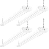 Hykolity linkable 4ft shop light assembly delivers bright, energy-efficient workspace illumination.