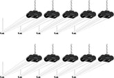 Hykolity linkable LED shop light setup for scalable garage lighting