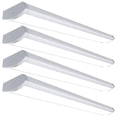 HYPERLITE 4FT wraparound light mounted on ceiling delivering bright, even 6600lm output