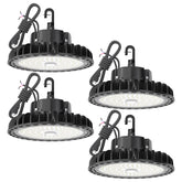 Hyperlite 4Pack LED UFO High Bay Light delivers broad workspace illumination