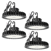 Hyperlite LED High Bay 150W UFO design for wide-area warehouse illumination.