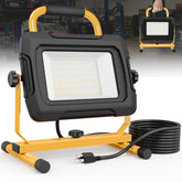 Hyperlite LED work light 5000lm lighting large areas with energy-efficient brightness.