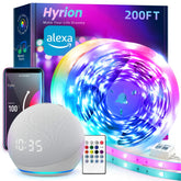 Hyrion smart LED light strips with wifi setup for instant ambience control