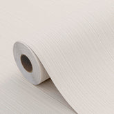 hyunhome beige grasscloth roll close-up showing textured, self-adhesive surface for easy install.