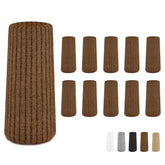 IAMZAY brown premium chair leg socks protect hardwood floors from scratches and scuffs.
