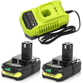 Ibanti P102 Ryobi 18V battery visual ready for broad tool compatibility and runtime