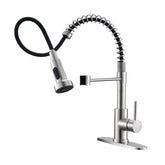 Ibergrif pull-down sprayer faucet offers versatile reach for kitchen tasks