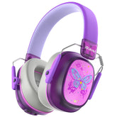 iClever noise cancelling headphones folded for compact travel and storage.