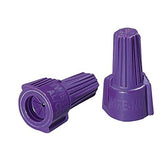 Ideal Industries Twister Al/Cu purple connector body with antioxidant compound for retrofit aluminum-to-copper connections.
