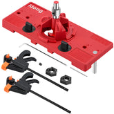 Idong 35mm hinge jig front view, showcasing durable build for precise cabinet hinge installation.