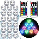 Idyl Light remote-controlled submersible LED light for vases and centerpieces, ambient lighting.