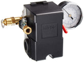 I.E.E 26A HD pressure switch with gauge for precise compressor control