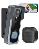 iegeek doorbell camera with 2k angle mount for flexible entryway viewing.