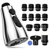 Ifaucet kitchen faucet head replacement main view showcases broad compatibility with hoses for easy upgrade.