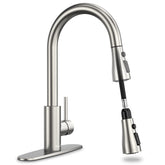 Ifaucet kitchen faucet with pull-down sprayer for flexible, convenient rinsing