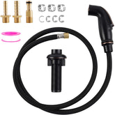 iFealClear universal side sprayer demonstrates Moen compatibility for a quick faucet upgrade.