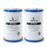 iFilters RP-3500 carbon filter 2-pack shown, ready for clean-tasting water at home