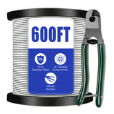 IFYOGD 1/8 in stainless steel cable roll (600 ft) for durable railing projects