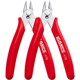 IGAN 170 flush wire cutters angled-head for precise cuts in tight spaces.