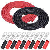 iGreely 4 AWG red welding cable for high-current outdoor applications