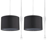 IHENGYANLT 2-pack plug-in pendant lights for flexible, outlet-powered installation.