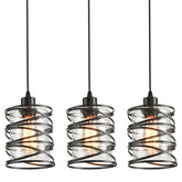 IHENGYANLT 3-Pack pendant light with glass shade enhances kitchen island illumination