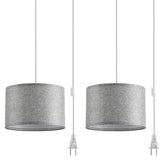 IHENGYANLT two-pack plug-in pendant light for versatile dining-area lighting.