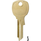Ilco National NA14 brass key blanks, front view, ready for quick spares and rekeying tasks.