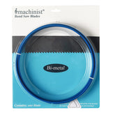 Imachinist S933414 blade closeup highlighting M42 bi-metal durability for metal cutting.