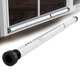Laider Heros sliding door security bar extended for patio doors enhances entry protection