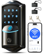 Veise VE027 Built-in Wi-Fi Smart Lock — Fingerprint, App Remote, Voice Control, IP65, BHMA 3