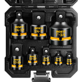 BOEN 8-Piece Impact Socket Adapter & Reducer Set — 1/4 to 1