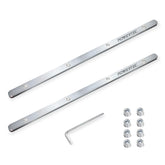 POWERTEC 71358 Track Saw Guide Rail Connector Set – 2-Pack for Festool, Makita, DeWalt, Triton