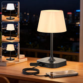 IMAGOA Outdoor Table Lamp with 8000mAh battery for cordless camping and patio lighting